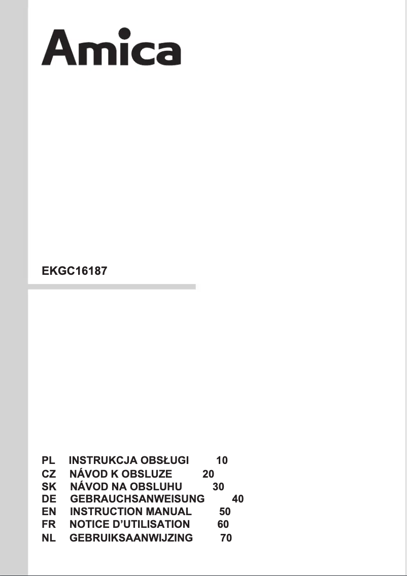 Image de la première page du manuel de l'appareil EKGC16187