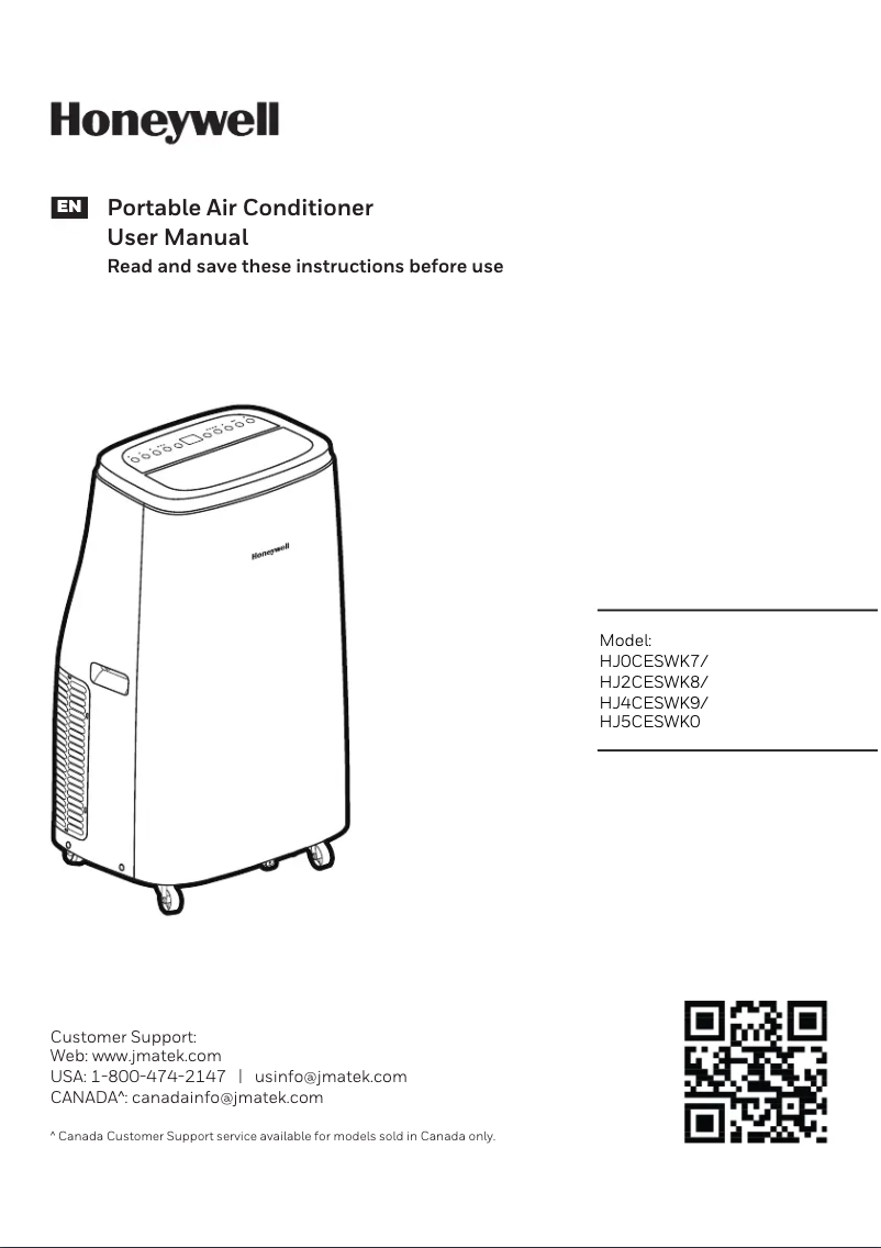 Image de la première page du manuel de l'appareil HJ2CESWK8