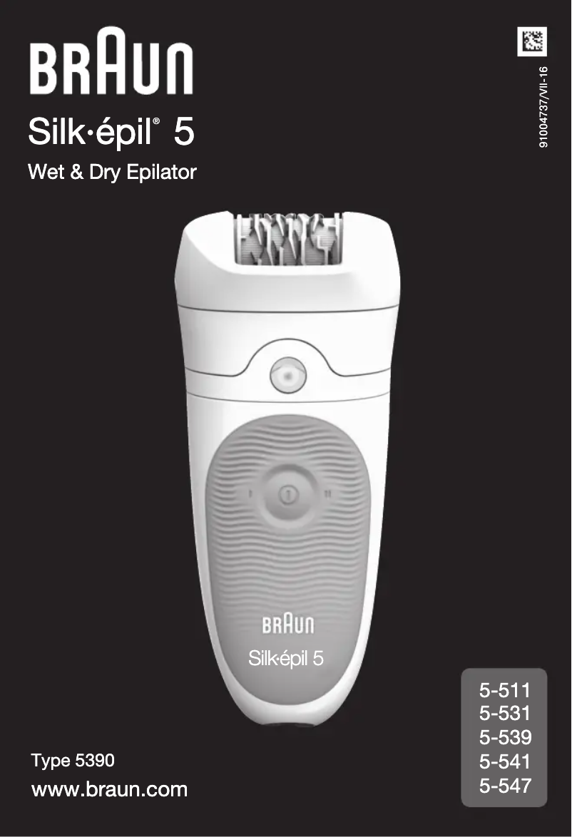 Image de la première page du manuel de l'appareil SE 5541