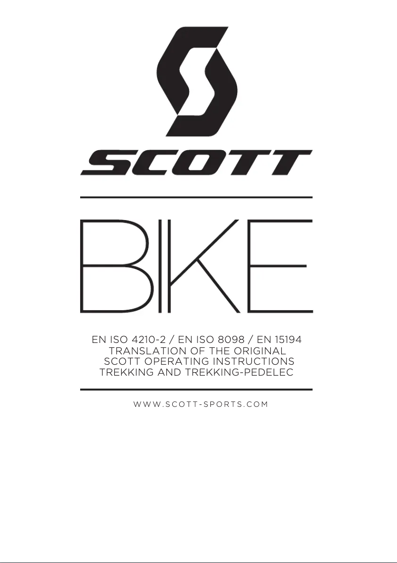Image de la première page du manuel de l'appareil Sub Cross eRIDE 10