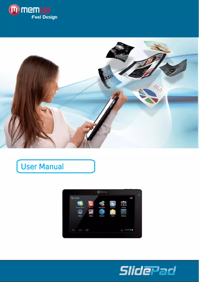 Page n°1 - Manuel utilisateur Memup SlidePad 704C