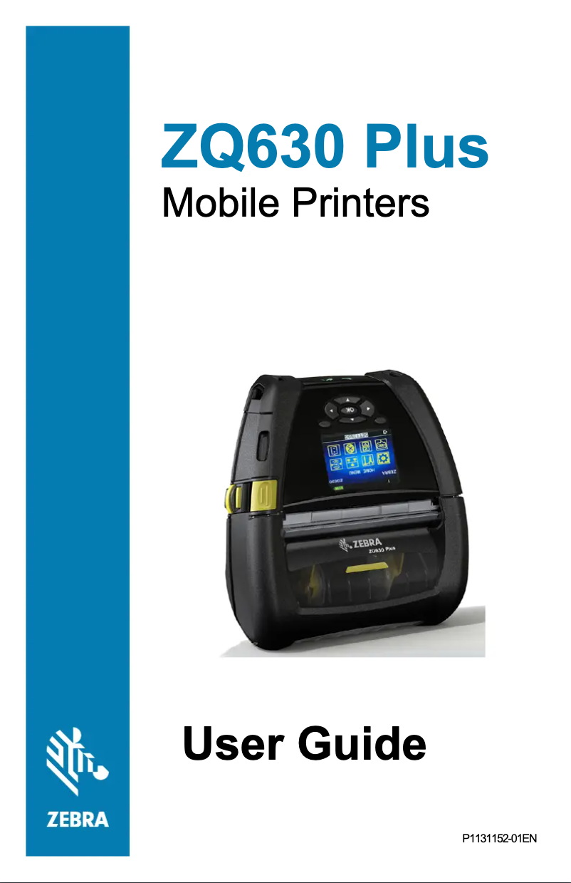 Image de la première page du manuel de l'appareil ZQ630