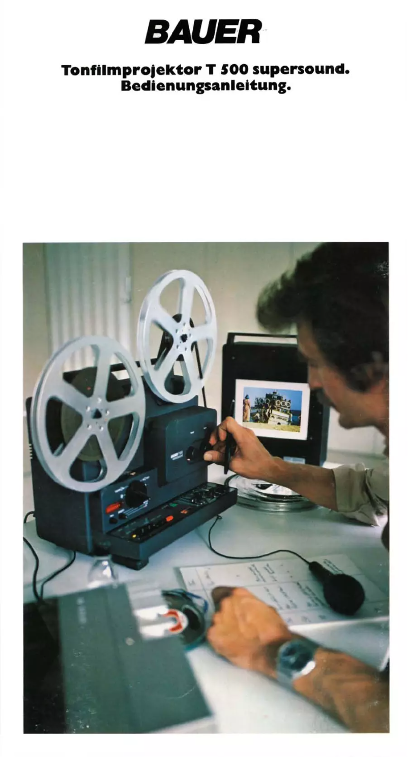 Page 1 de la notice Manuel utilisateur Bauer T500 Supersound