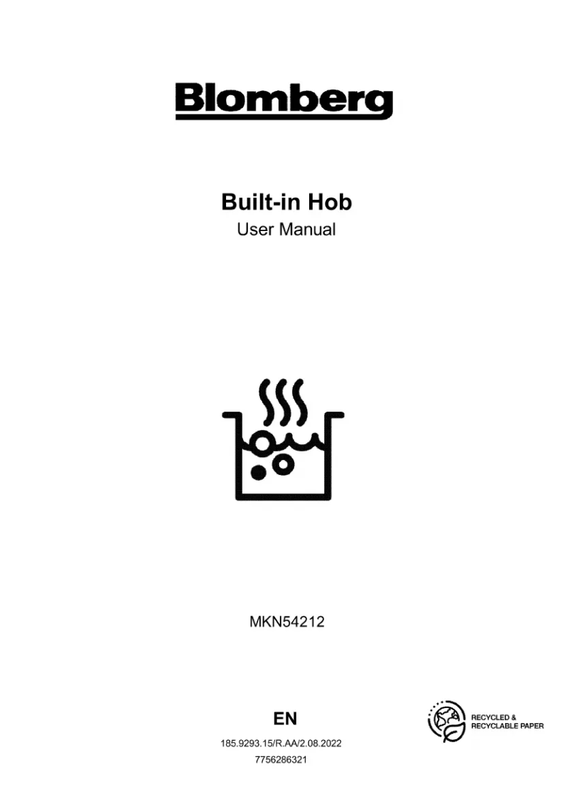 Page 1 de la notice Manuel utilisateur Blomberg MKN 54212