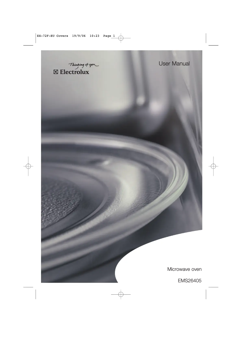 Page n°1 - Manuel utilisateur Electrolux EMS20200W