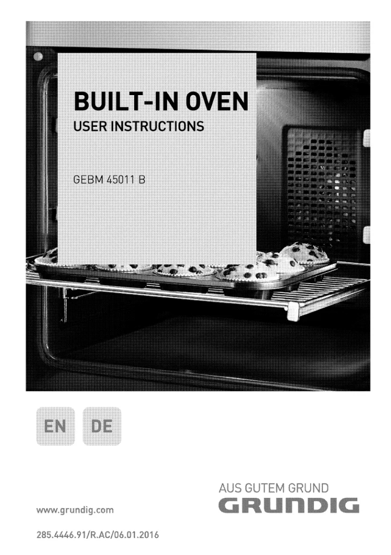 Page n°1 - Manuel utilisateur Grundig GEBM 45011 B