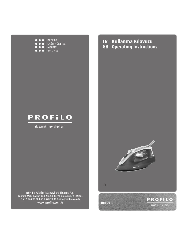 Page 1 de la notice Manuel utilisateur Profilo UTU7410