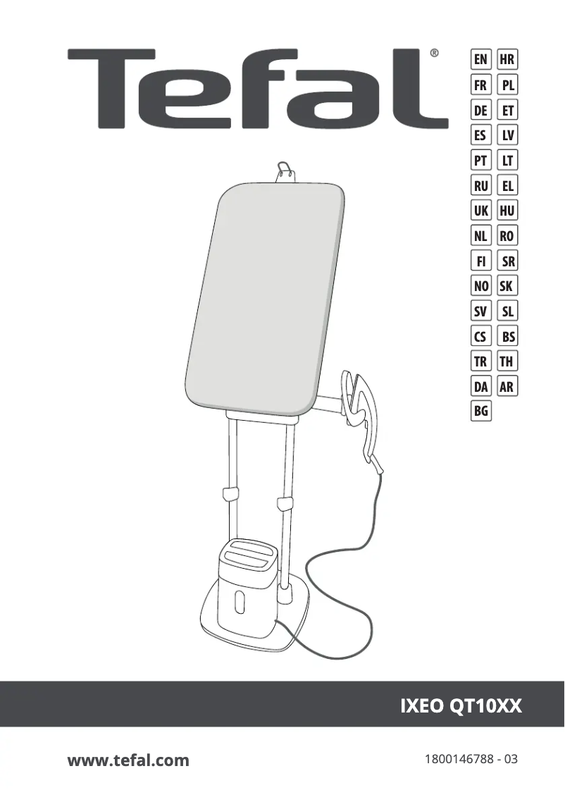 Página 1 del manual Manual de usuario Tefal IXEO QT1020