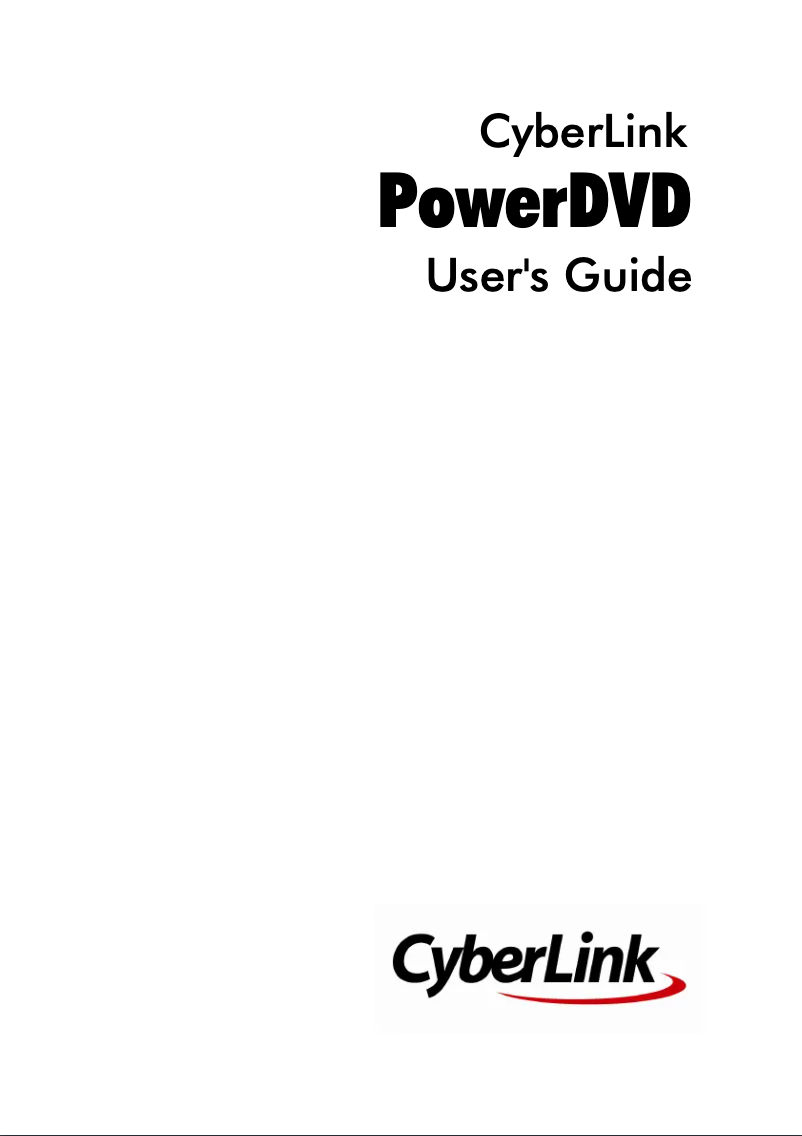 Page 1 de la notice Manuel utilisateur Cyberlink PowerDVD 15