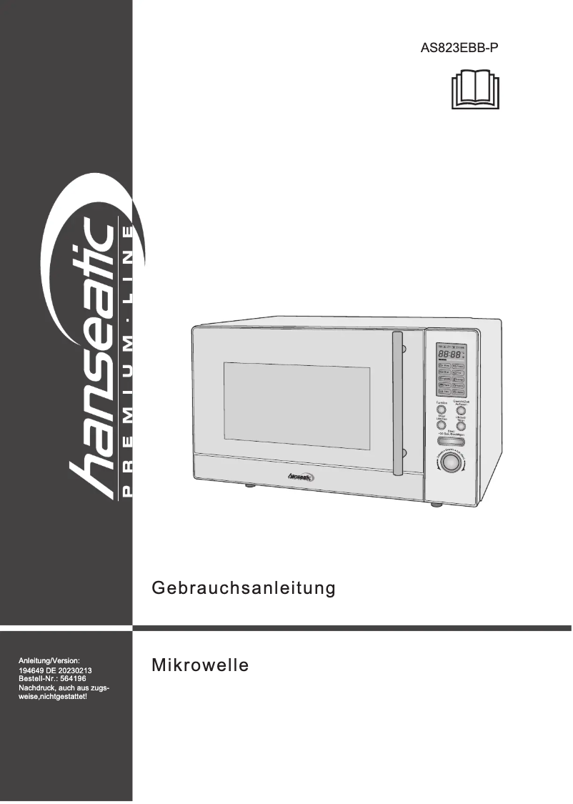 Página 1 del manual Manual de usuario Hanseatic AS823EBB-P