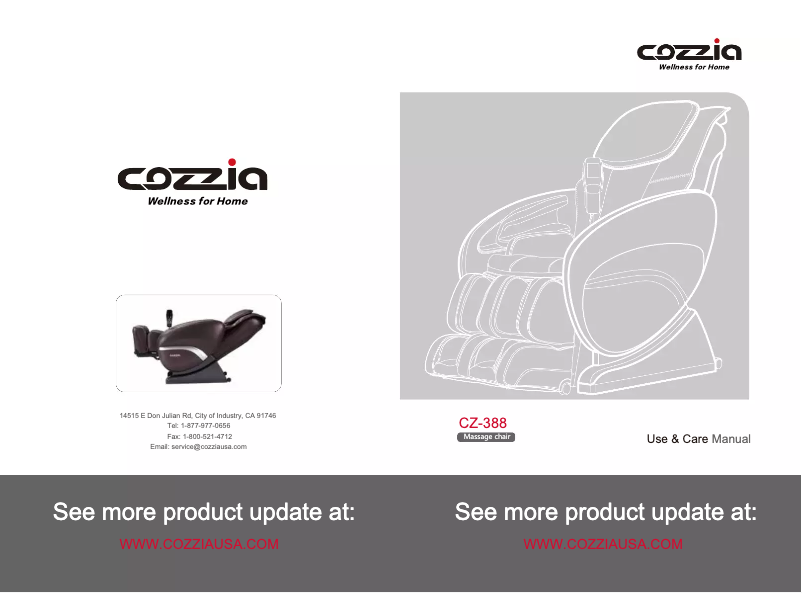 Image de la première page du manuel de l'appareil CZ-388