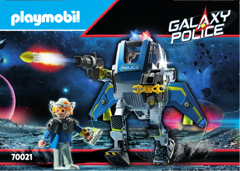 Page n°1 - Manuel utilisateur Playmobil Galaxy Police 70021