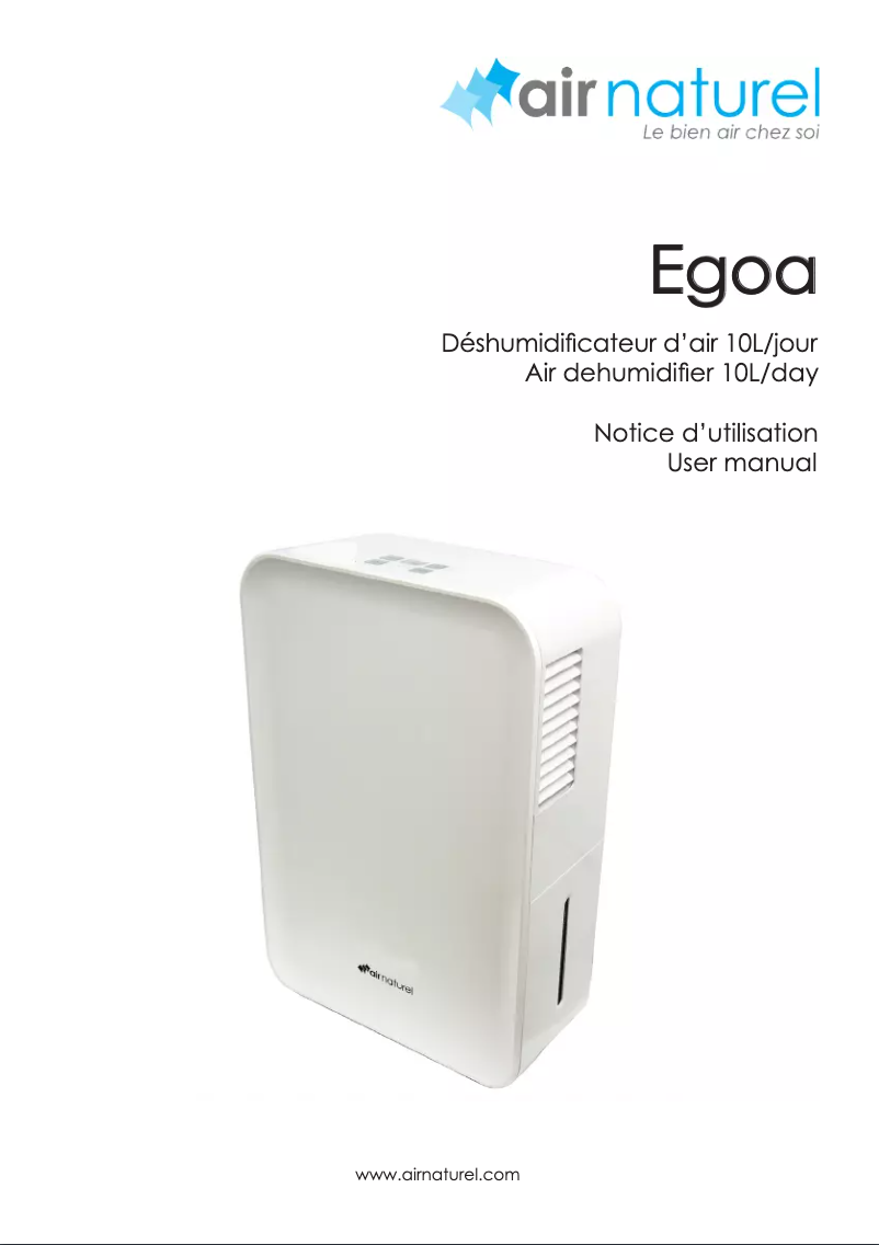 Page 1 de la notice Manuel utilisateur Air Naturel Egoa