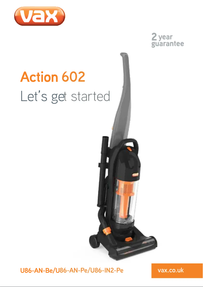 Image de la première page du manuel de l'appareil Action 602 U86-AN-Pe