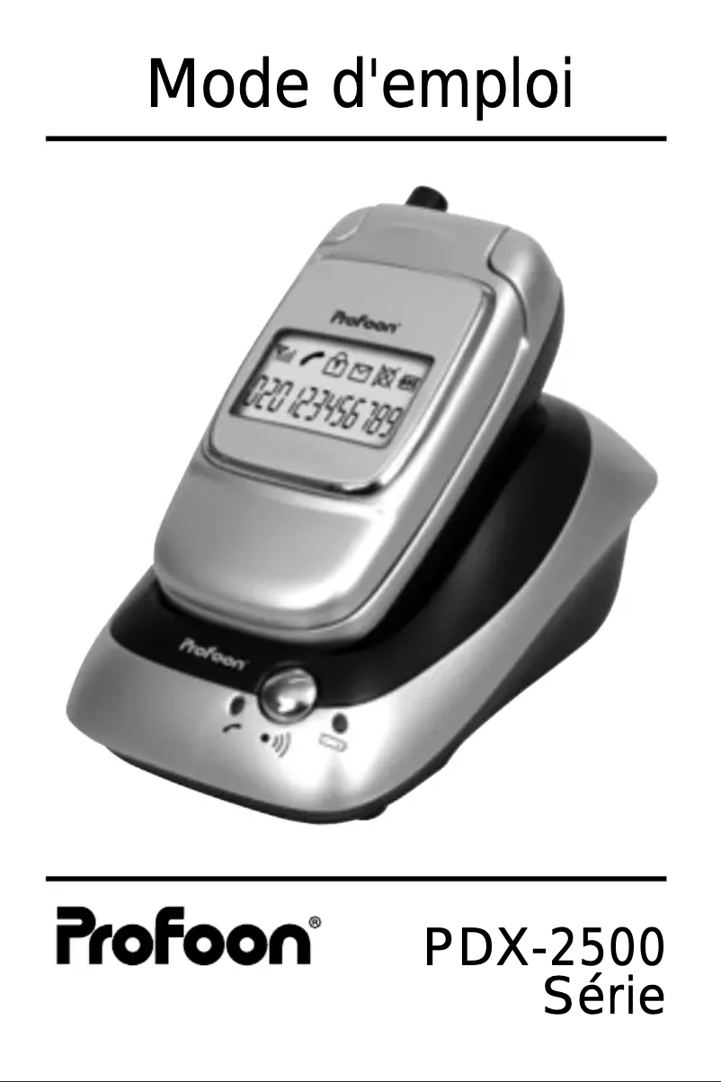 Página 1 del manual Manual de usuario Profoon PDX-2530