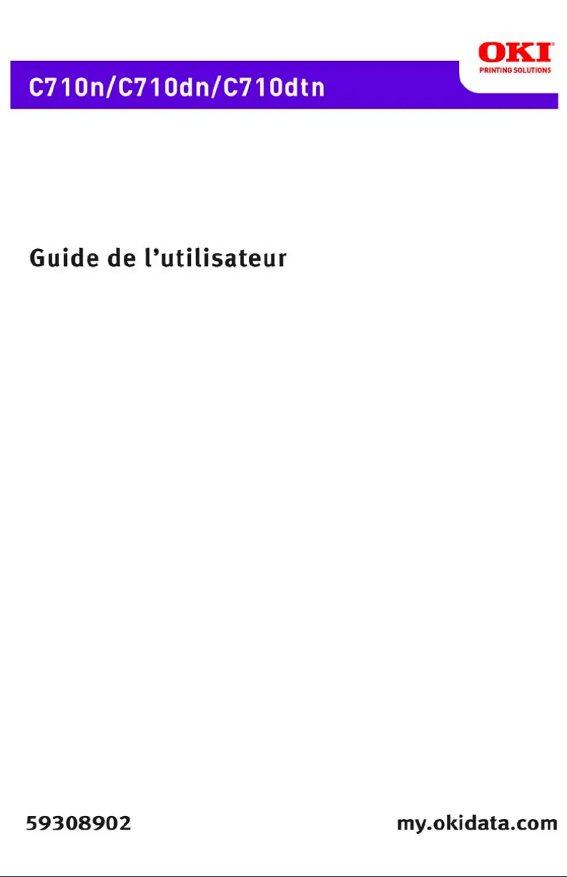 Page n°1 - Manuel utilisateur OKI C710DN