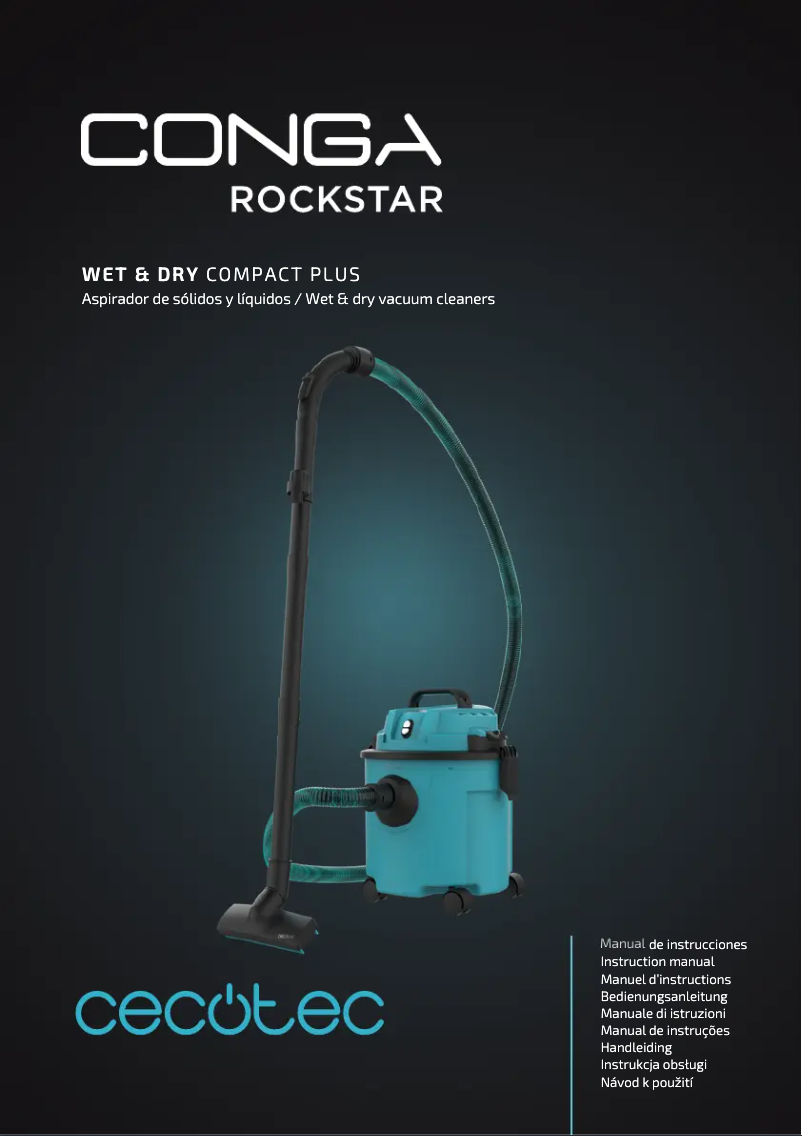 Page n°1 - Manuel utilisateur Cecotec Conga Rockstar Wet & Dry Compact Plus