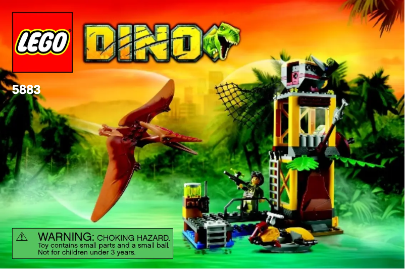 Page 1 de la notice Manuel utilisateur Lego Dino 5883