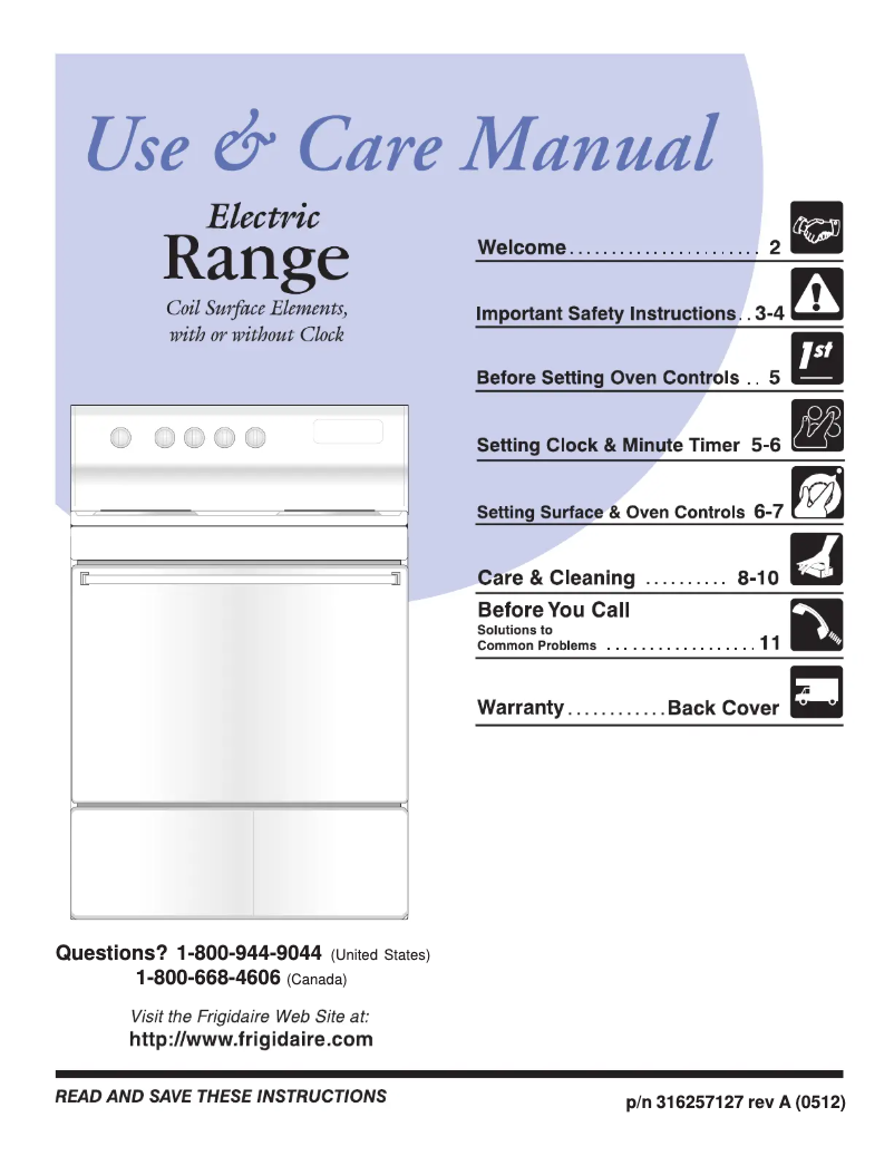 Image de la première page du manuel de l'appareil FEF312BS