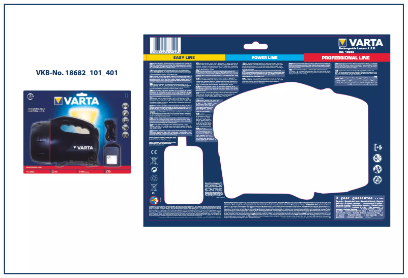 Page 1 de la notice Manuel utilisateur Varta 18682