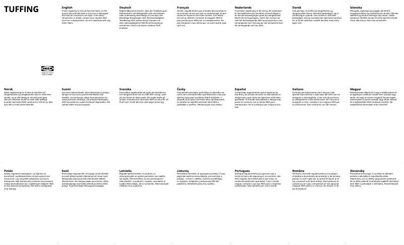 Image de la première page du manuel de l'appareil TUFFING 702.992.85