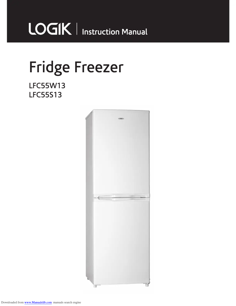 Page 1 de la notice Manuel utilisateur Logik LFC55S13