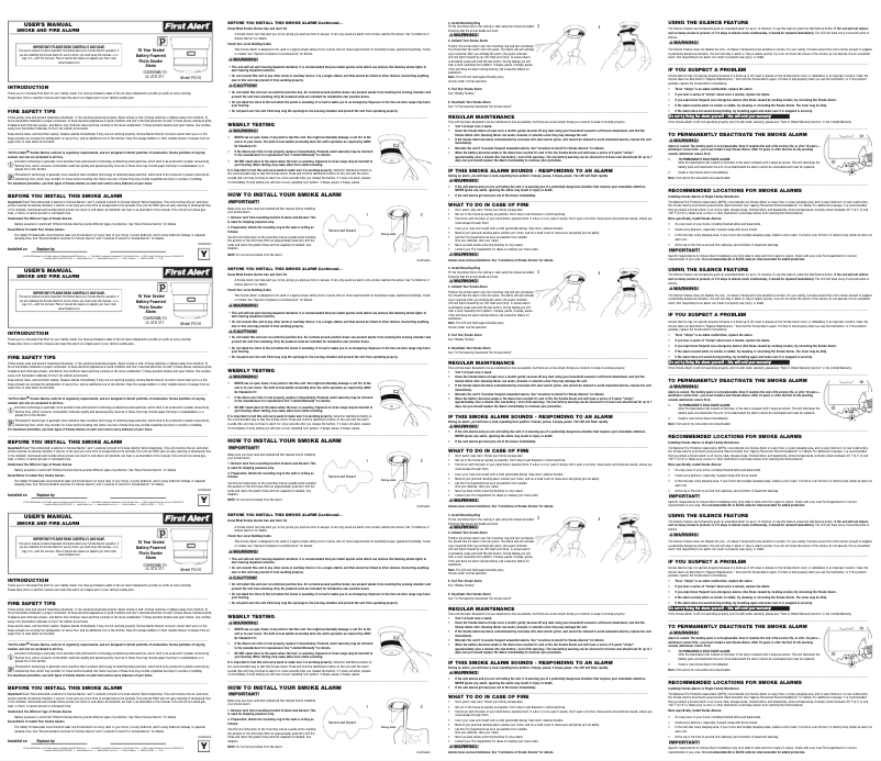 Image de la première page du manuel de l'appareil P1010