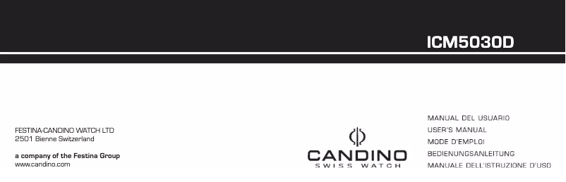 Page n°1 - Manuel utilisateur Candino C4698