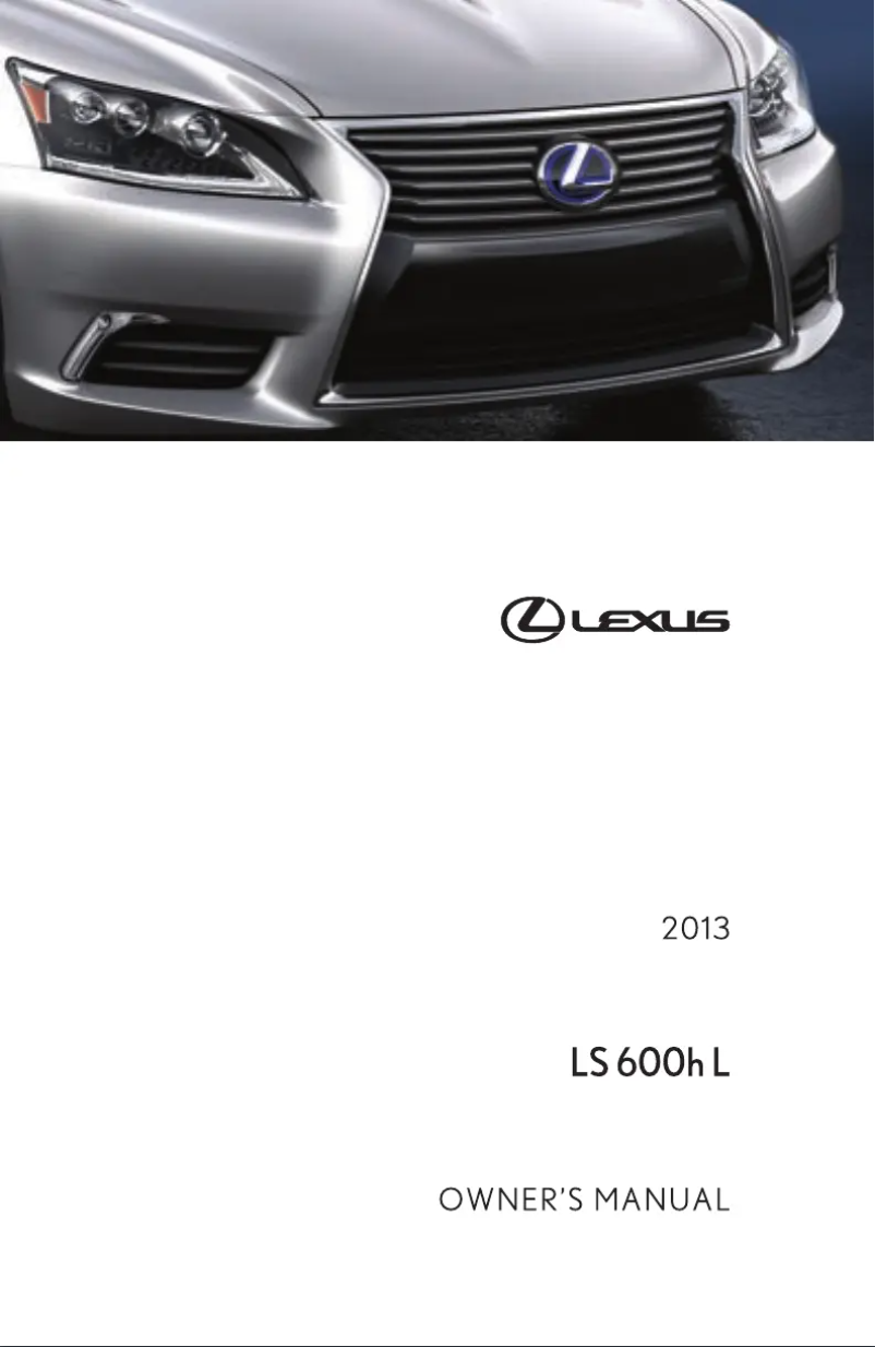 Imagen de la primera página del manual del dispositivo LS 460 (2013)