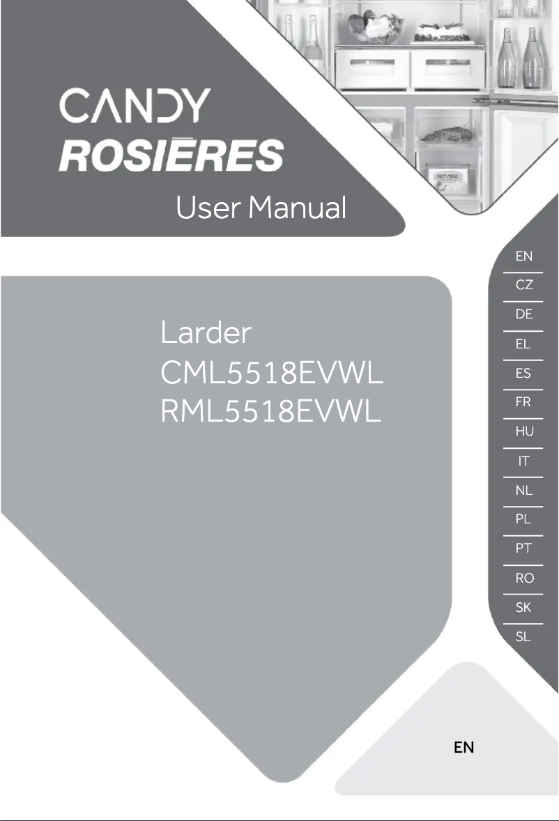 Page n°1 - Manuel utilisateur Rosieres RML5518EVWL