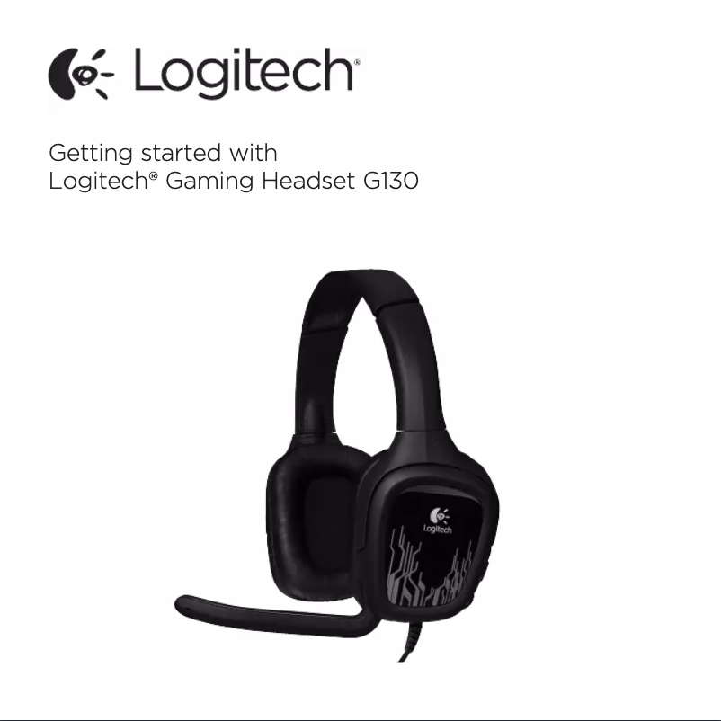 Image de la première page du manuel de l'appareil G130