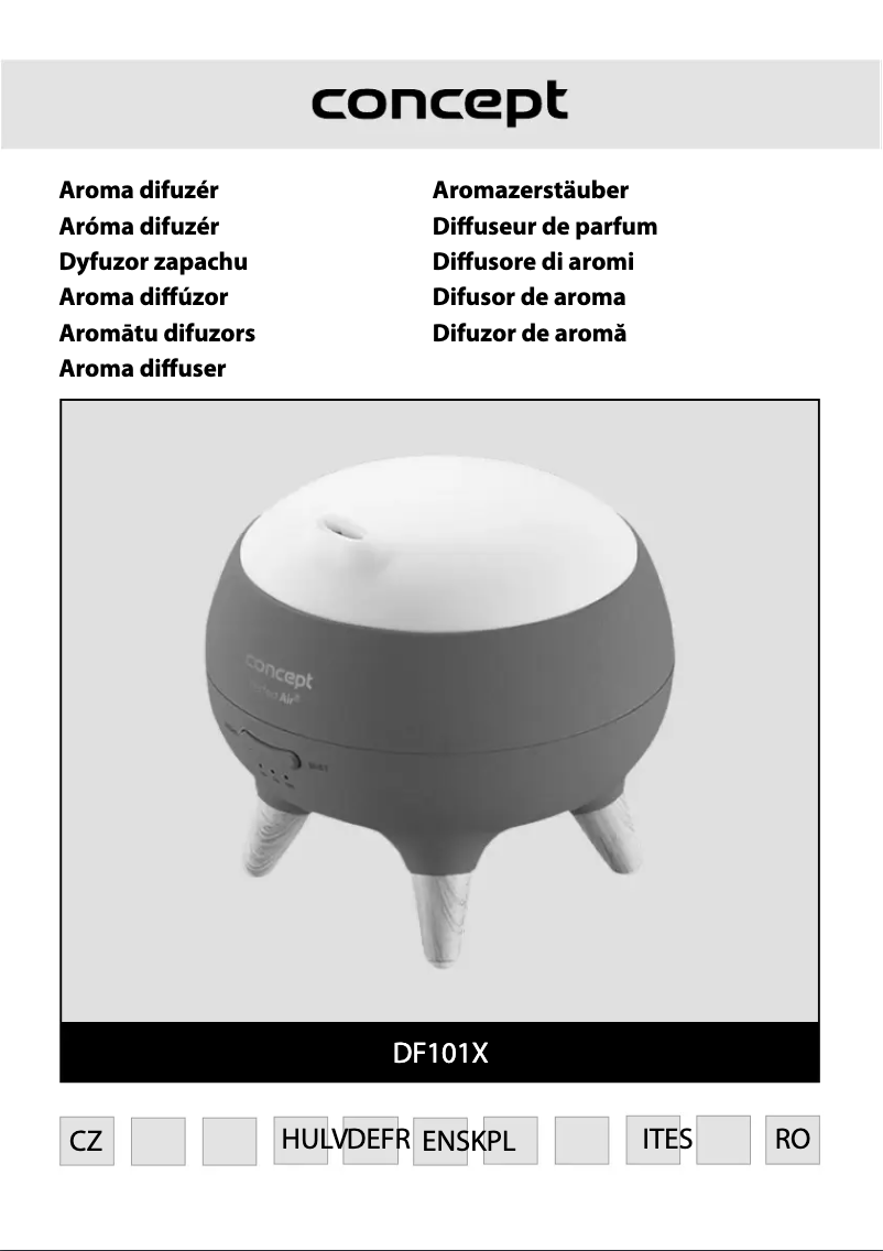Page n°1 - Manuel utilisateur Concept Perfect Air DF1011