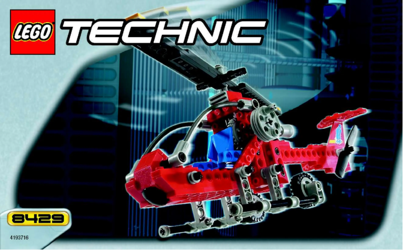 First page image of the manual for Technic 8429