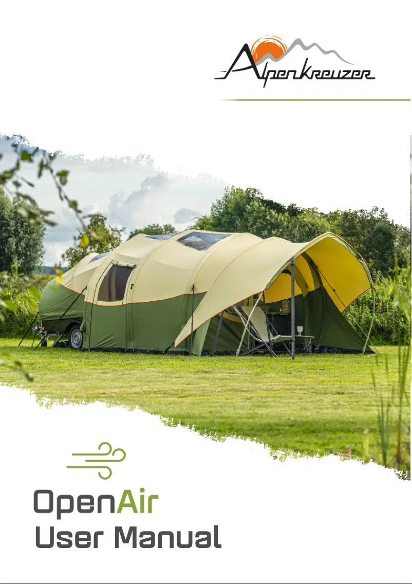 Page 1 de la notice Manuel utilisateur Alpen Kreuzer OpenAir