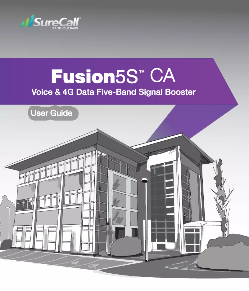 Image de la première page du manuel de l'appareil Fusion5S CA