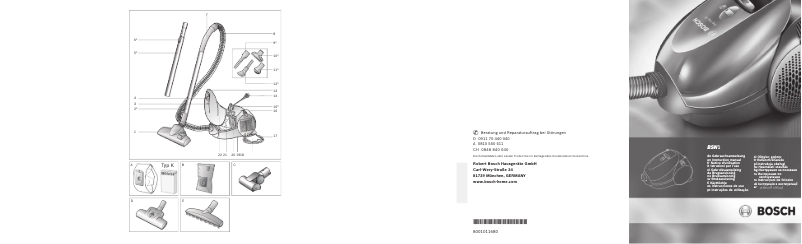 Page n°1 - Manuel utilisateur Bosch BSNC100