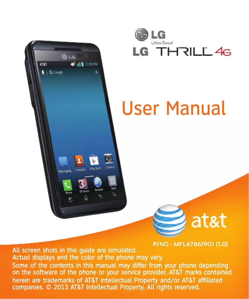 Page n°1 - Manuel utilisateur LG Thrill P925