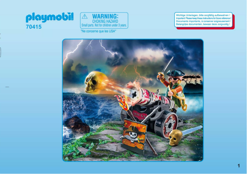 Page n°1 - Manuel utilisateur Playmobil 70415