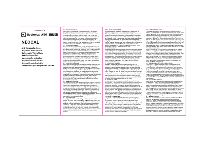 Image de la première page du manuel de l'appareil MCAPOWER