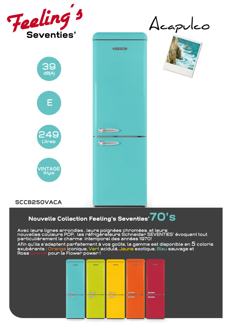 Image de la première page du manuel de l'appareil SCCB250VACA