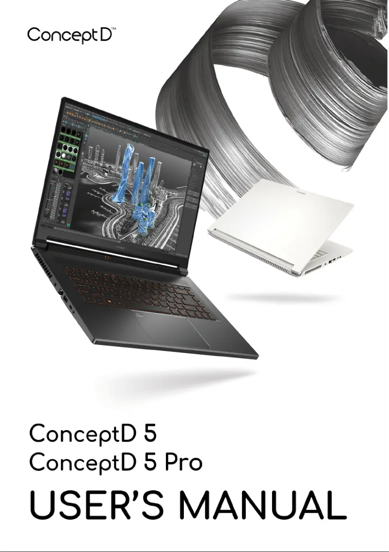 Página 1 del manual Manual de usuario Acer ConceptD