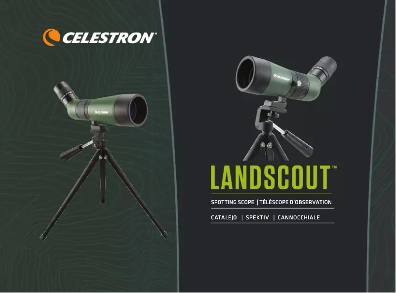 Page 1 de la notice Manuel utilisateur Celestron LandScout