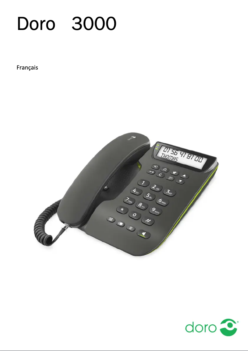 Imagen de la primera página del manual del dispositivo Comfort 3000