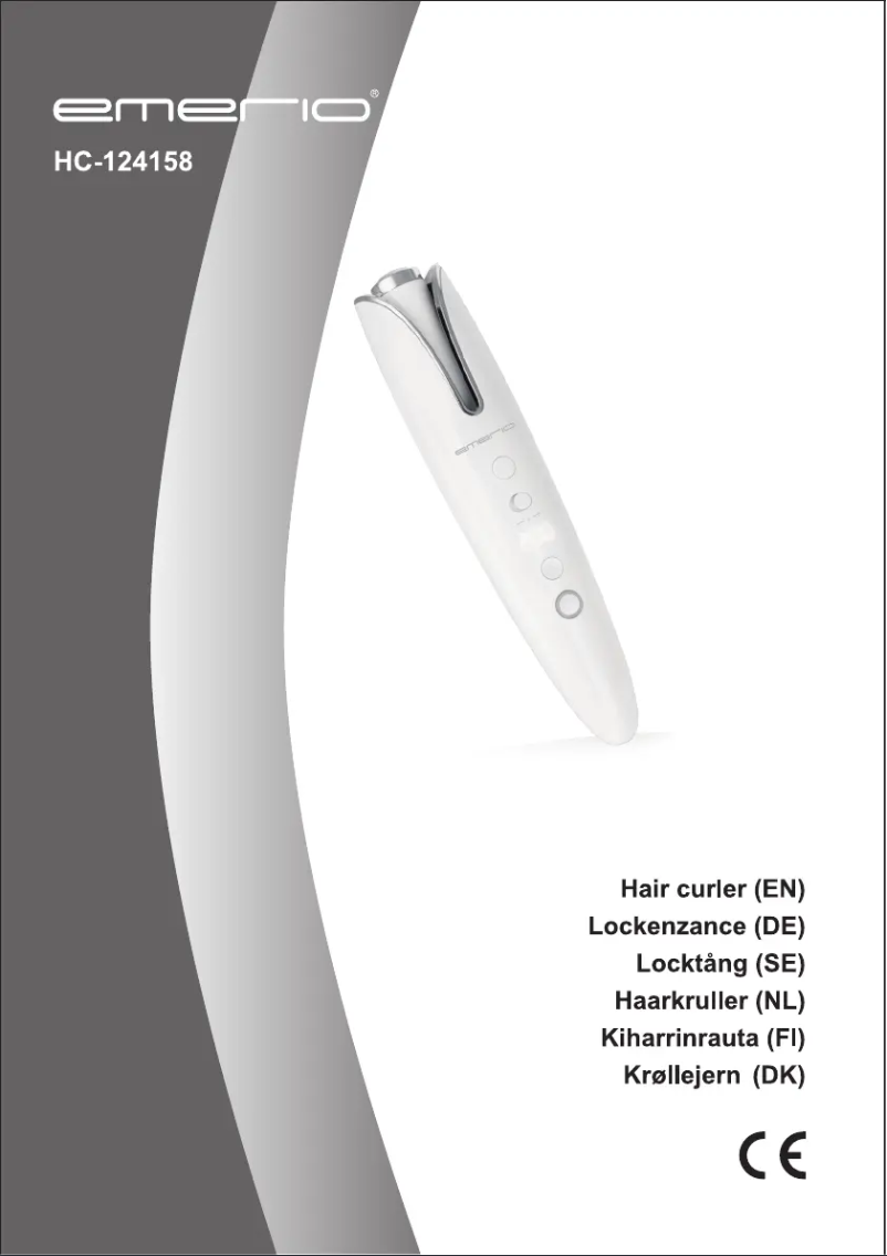 Page 1 de la notice Manuel utilisateur Emerio HC-124158