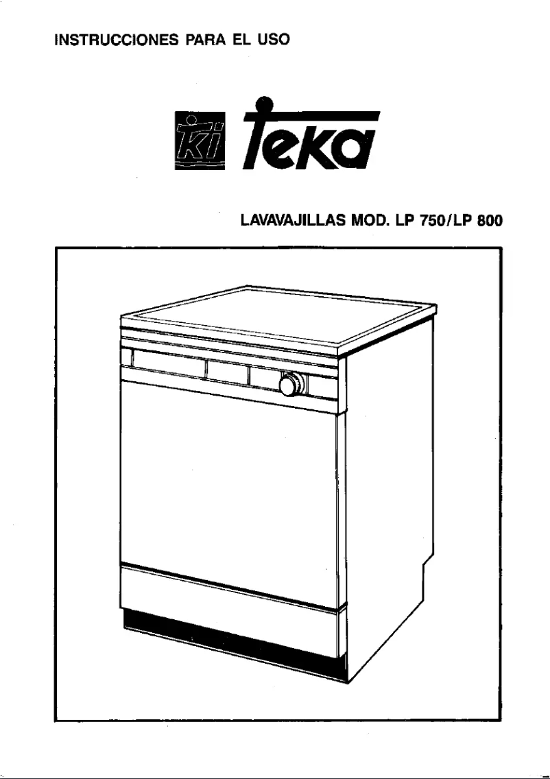 Page 1 de la notice Manuel utilisateur Teka LP 750