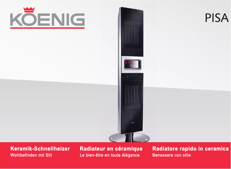 Image de la première page du manuel de l'appareil Pisa B06162