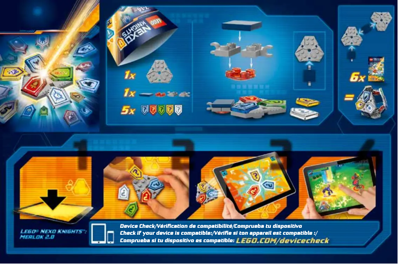 Page n°1 - Manuel utilisateur Lego Nexo Knights 70372