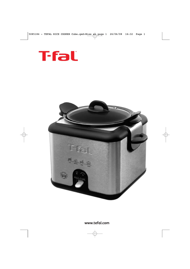 Page 1 de la notice Manuel utilisateur Tefal Square RK400951