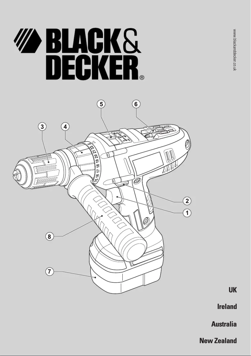 Page n°1 - Manuel utilisateur Black & Decker XTC243BK