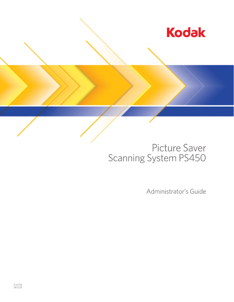 Page n°1 - Manuel utilisateur Kodak Picture Saver PS450